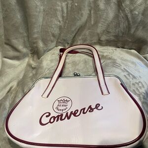 Converse Pink and Red Shoulder Bag with Sporty Design